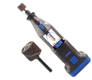Dremel grinding tool - battery or electric and the drum sander for the Dremel