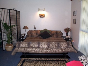 The Master bedroom - bringing out the animal!