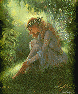 faerie in a meadow